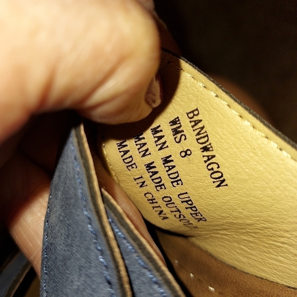 Band wagon comfort sandal faux Leather size 8 - Picture 8 of 12